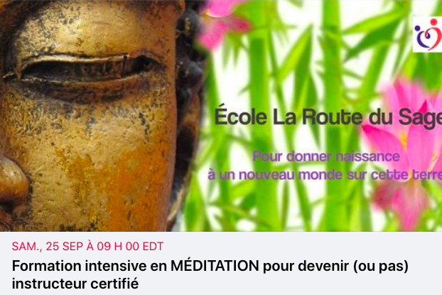 Introduction à la formation d'instructeur de méditation